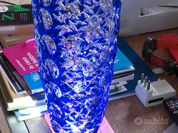 Vaso cristallo molato a mano Colle Val d'elsa, Sie