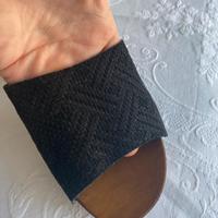 Zoccoli legno con tacco