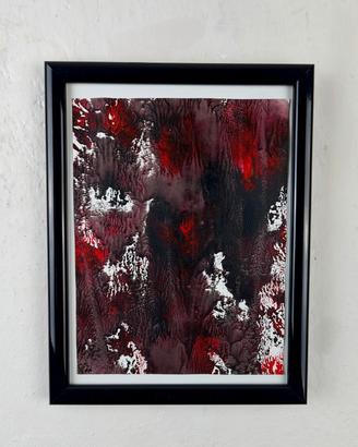 Dipinto Astratto Originale, Decalcomania