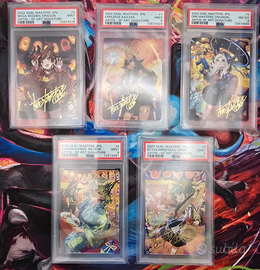 Lotto 5 Carte Gradate PSA 8-9 ART-05 Duel Masters