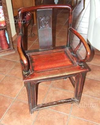 Sedia poltrona cinese