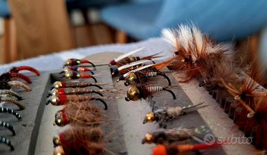 40 mosche artificiali artigianali (pesca  mosca)