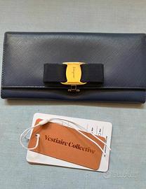 Portafoglio blu Salvatore Ferragamo