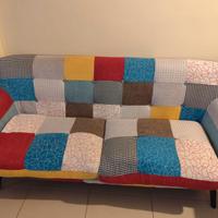 Divano patchwork usato