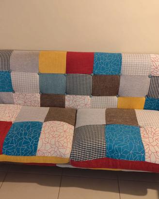 Divano patchwork usato