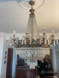 Lampadario in cristallo