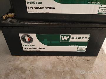 2 Batterie per mezzo pesante 185ah 1200A 12v