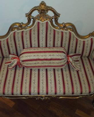 Divanetto Stile Luigi XV Dorato