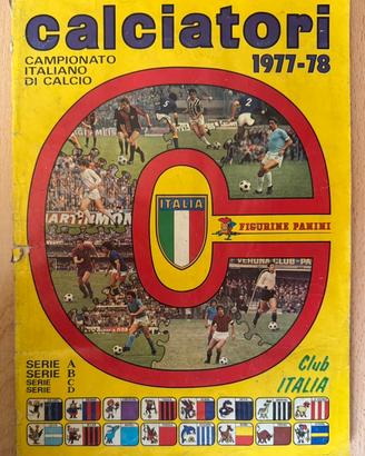 Album calciatori figurine Panini 1977-78 completo