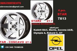 Cerchi RG KBS star 7x 13 4x100 opel renault
