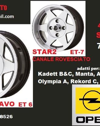 Cerchi RG KBS star 7x 13 4x100 opel renault