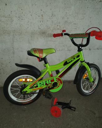bici bambini 14 pollici con Rotelle 