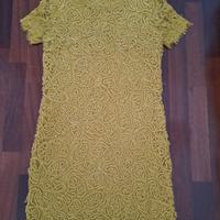 abito Zara taglia S giallo senape