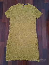 abito Zara taglia S giallo senape