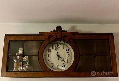 Orologio armadio da parete in legno
