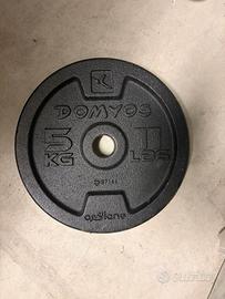 Disco in ghisa palestra 5kg 28mm