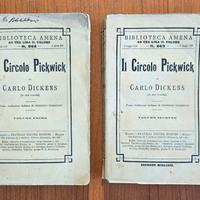 Il Circolo Pickwick - Dickens - Treves 1904 2 vol