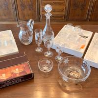 RARO SERVIZIO NUOVO IN CRISTALLO RCR PER 6