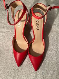 👠 Scarpe  RODO color  Rosso 👠 Tacco 10