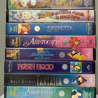 9 VHS Videocassette Disney Originali