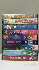 9 VHS Videocassette Disney Originali