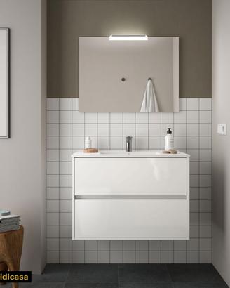 mobile bagno 90cm low cost sospeso bianco. Negozio