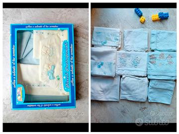 Set culla/navicella in flanella "Somma - Andy& Hel