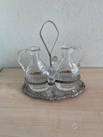 Porta Olio e Aceto in Vetro