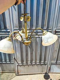 Lampadario vintage modernariato murano