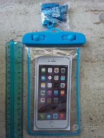 porta cellulare piscina mare con cordino tracolla