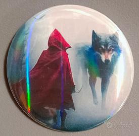 SPILLA OLOGRAFICA CAPPUCCETTO ROSSO 