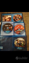 lotto 4 giochi per Ps4 pal Resident evil Tekken 