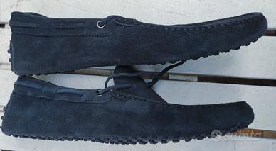 TOD'S MOCASSINI IN PELLE SCAMOSCIATA   misura: 11