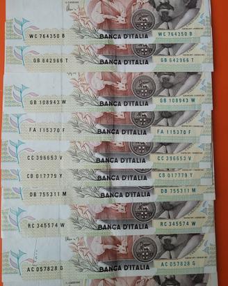 100000 lire Caravaggio 