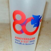 Bicchiere 80mo anniversaire 1944 D-DAY 2024 WW2