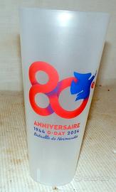Bicchiere 80mo anniversaire 1944 D-DAY 2024 WW2