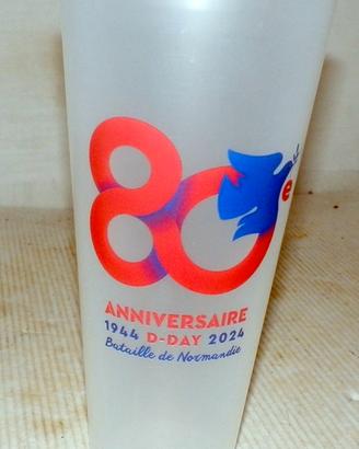Bicchiere 80mo anniversaire 1944 D-DAY 2024 WW2