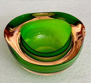 Ciotola in vetro sommerso Murano