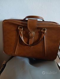 valigia vintage in pelle