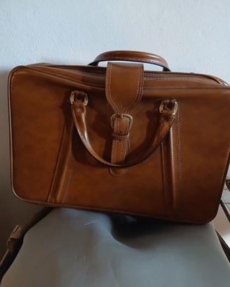 valigia vintage in pelle