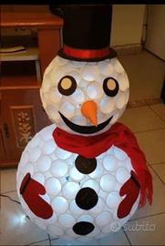 Pupazzo di Neve con bicchieri 