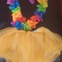 Vestito carnevale hawaiana