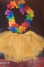 Vestito carnevale hawaiana