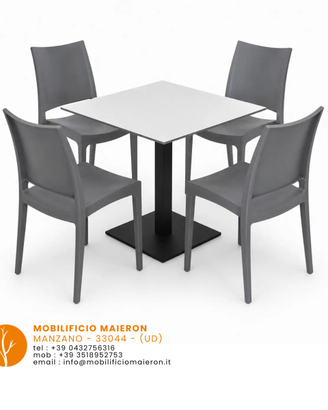 Tavolo e sedie per esterno design moderno Cod85E