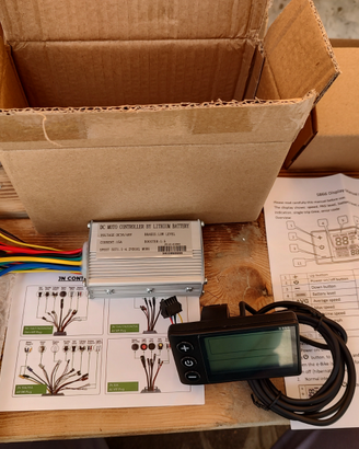 Centralina brushless con display bici elettrica 36