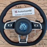 Volante VOLKSWAGEN GTi GOLF 7 CUCITURE ROSSE