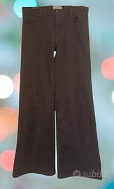Black jeans donna in cotone a zampa Nili Lotan