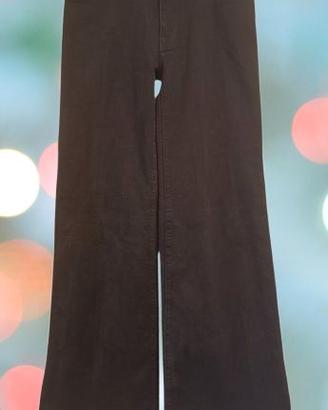 Black jeans donna in cotone a zampa Nili Lotan