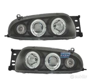 FARI FORD FIESTA 95-99 ANGEL EYES SFONDO NERO