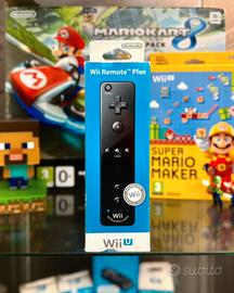 Wii remote plus nero Nintendo Wii e Wii U NUOVO